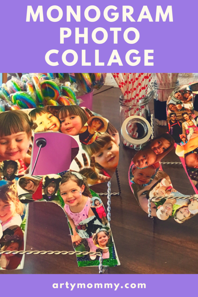 Monogram photo collage artymommy.com