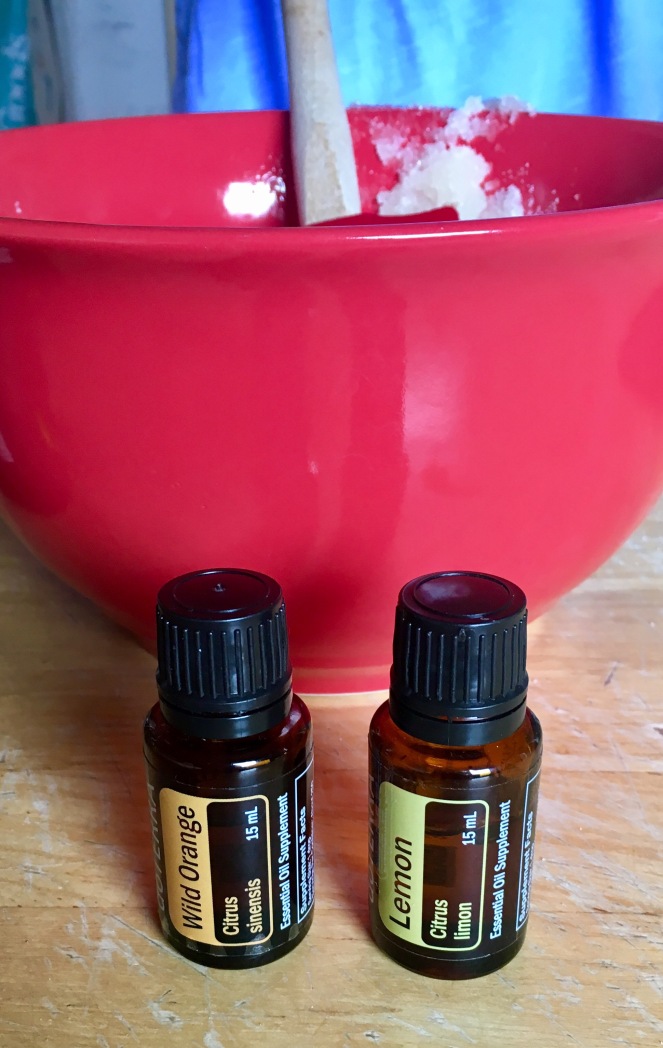 DōTERRA lemon orange sugar scrub